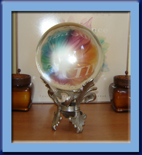 Crystal Ball used in psychic readings